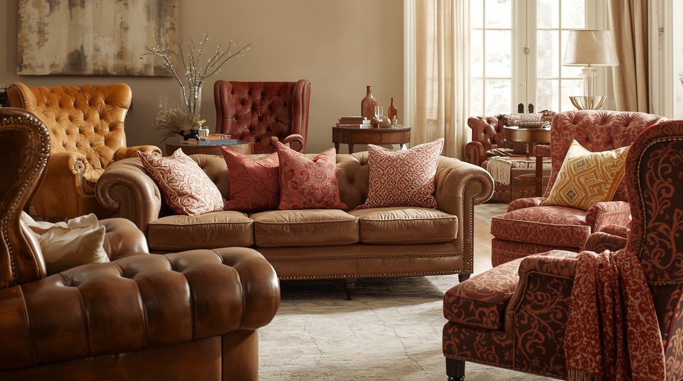 Stoffering en banken door Paintingthcreate